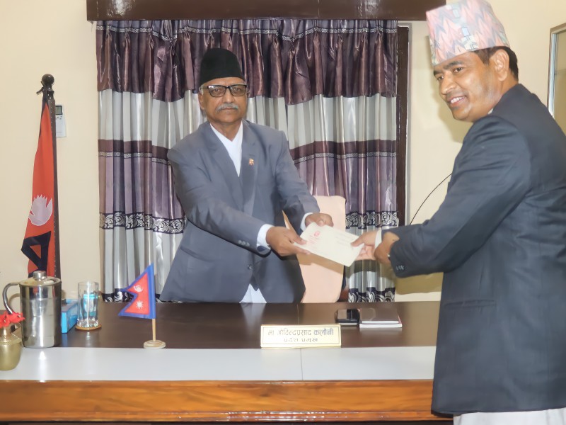 मुख्यमन्त्री महेन्द्र शाहीले दिएको राजीनामा स्वीकृत 